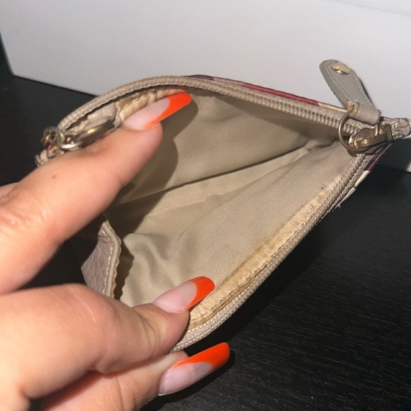 Coach Multicolor Circle Pattern Wallet - Picture 5 of 6